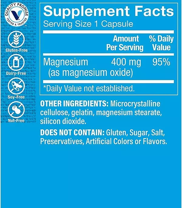 Salud y Equipamiento Médico - Magnesium Oxido 400 mg The Vital 2