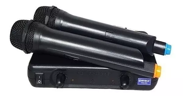 accesorios para electronica - kit 2 microfonos Karaoke Profesional inalambricos microfono 4