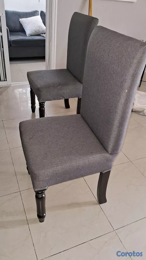 muebles y colchones - juego de comedor 6 sillas 5