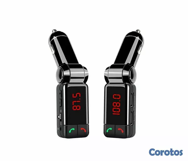 otros electronicos - TRANSMISOR FM PARA CARRO BLUETOOTH AGILER, 2 PUERTOS USB - CONTROL PARA LLAMADAS 1
