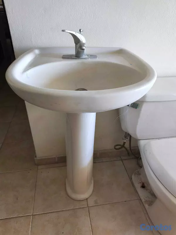muebles y colchones - Combo: 2 inodoros, 1 lavamanos y fregadero doble 2
