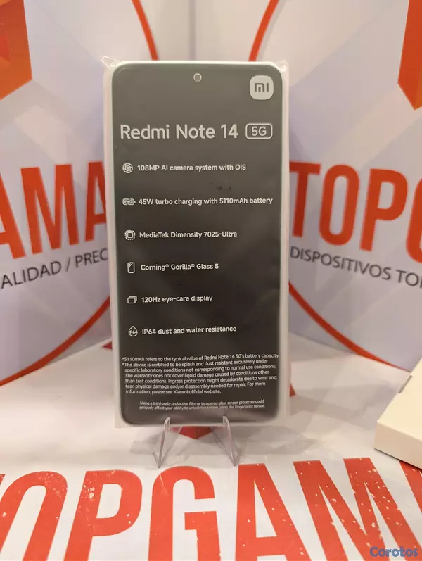 celulares y tabletas - REDMI NOTE 14 5G, 8GB RAM 256GB ROM  10