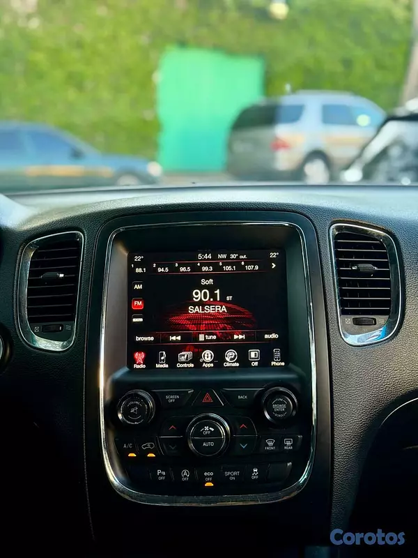 jeepetas y camionetas - Dodge Durango Limited blanco 2016 version american 3