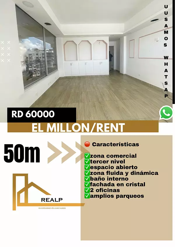 oficinas y locales comerciales - Alquiler local en el millon  1