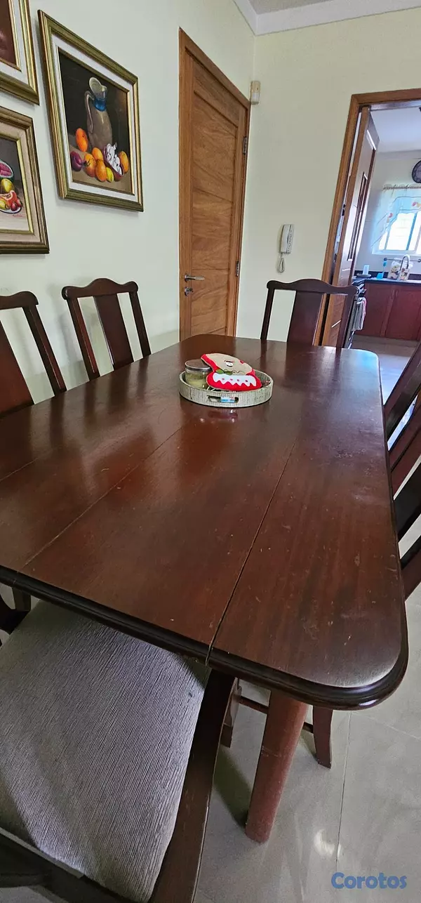 muebles y colchones - TREMENDO JUEGO DE COMEDOR EN CAOBA  5