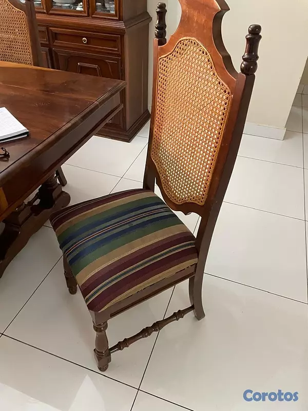 muebles y colchones - Juego de Comedor en Cedro 3