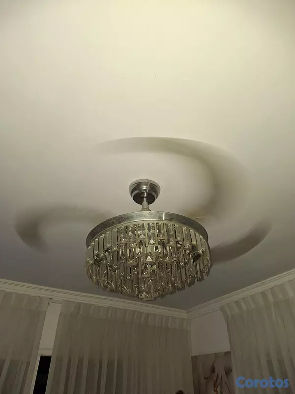 electrodomesticos - LAMPARA CON ABANICO Y CONTROL REMOTO  3