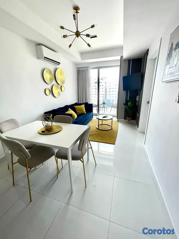 apartamentos - Apartamento amueblado de 1 hab en Urb. Real  2