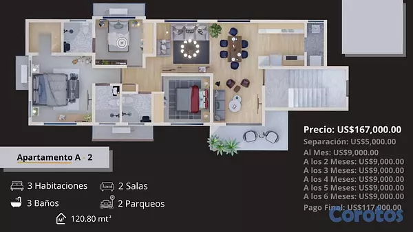apartamentos - Apartamentos en Venta - Jardines del Dorado - Amplios y Moderno. 6