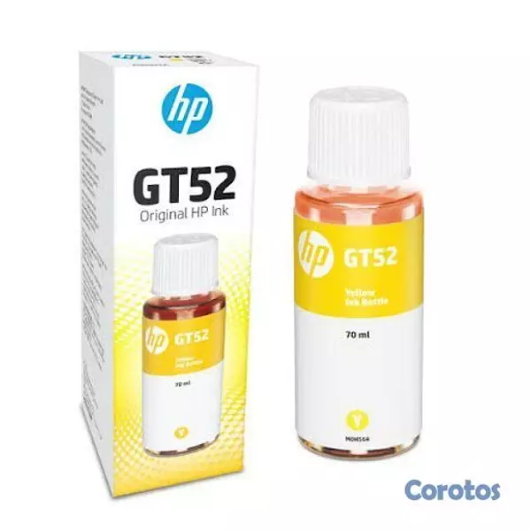 articulos de oficina - TINTA HP GT52 AMARILLA 3