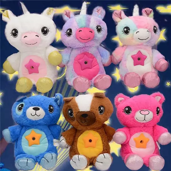 juguetes - Peluches Star Belly Dream Lites Luz Nocturna Varios Modelos Reflector  4