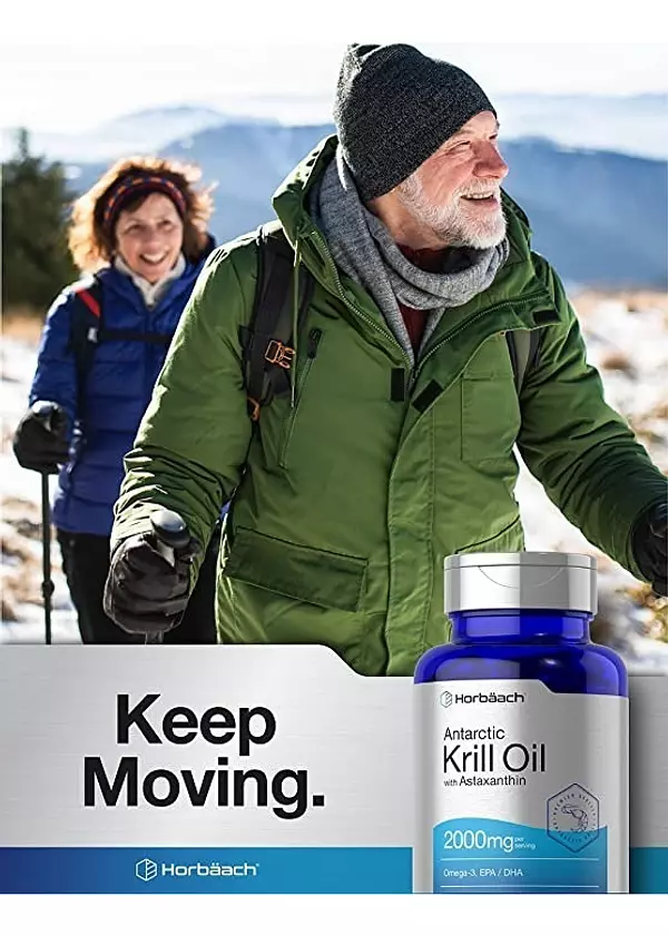 Salud y Equipamiento Médico - Aceite De Krill Antartico Horbaach 2000 Mg | 60 Capsulas 5