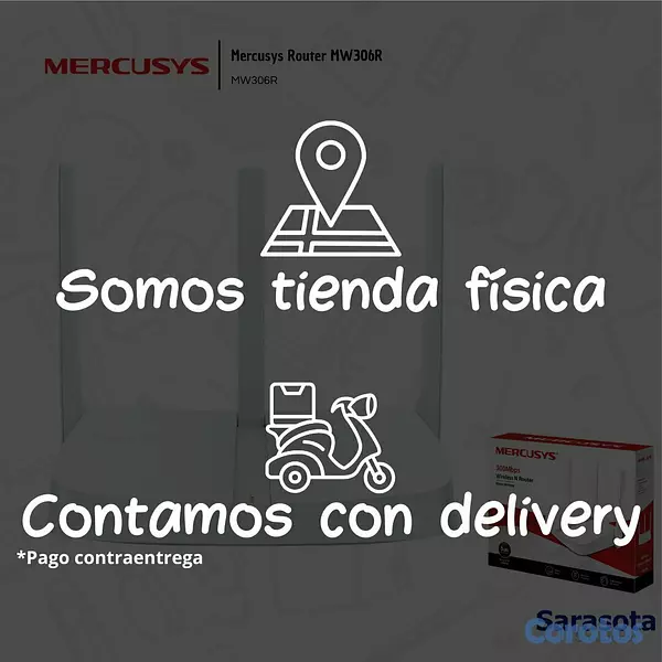 accesorios para electronica - Mercusys Router MW306R 4