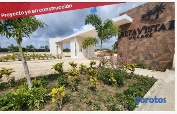 solares y terrenos - venta de solares en punta cana Alta vista village a 17minutos de la playa  4