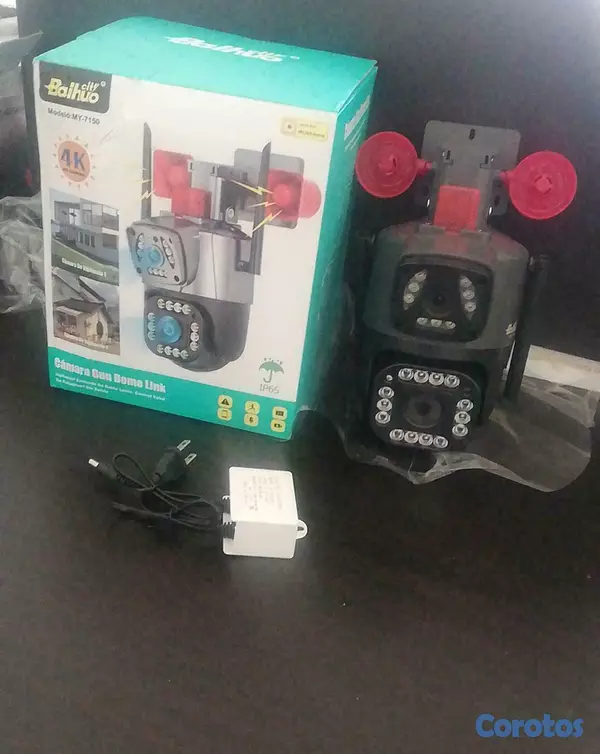 camaras y audio - CAMARA WIFI DE EXTERIOR TIPO DOMO 360° CON ALARMA  3
