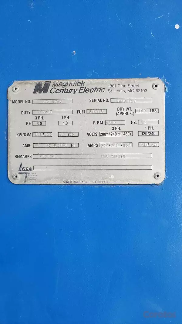equipos profesionales - Vendo Planta Trifasica de 125 kVA en $475,000 Santo Domingo Norte  6