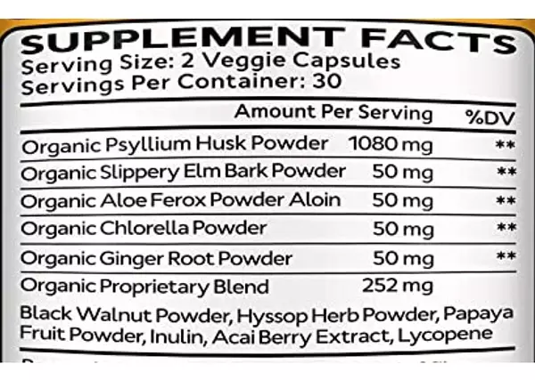 Salud y Equipamiento Médico - Evergenics Psyllium 60 Cápsulas 2