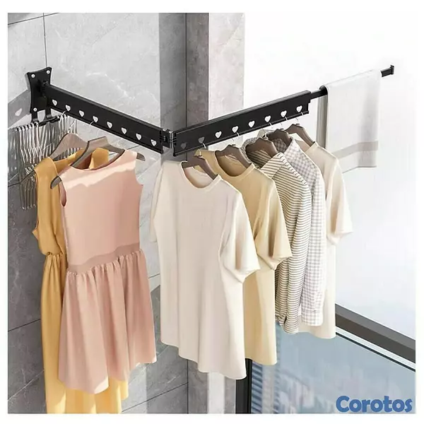 herramientas, jardines y exterior - GANCHO DE PERCHA FLEXIBLE - CLOTHES HANGER 2 BRAZOS GL-146 5