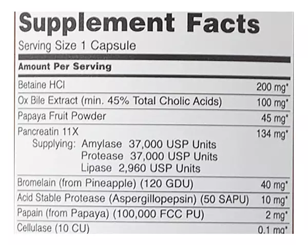 Salud y Equipamiento Médico - Enzimas Digestivas  90 Cap Now 2