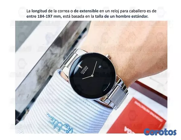 joyas, relojes y accesorios - Reloj de pulsera citizen eco-drive axiom 60488  3