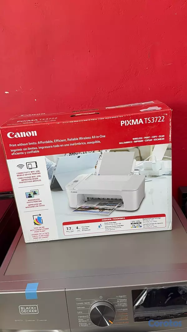 impresoras y scanners - 🖨️✨ Impresora Canon Pixma TS3722 WiFi (3 en 1) 2