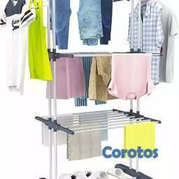 herramientas, jardines y exterior - Tendedero Plegable Acero Inoxidable 60” – Resisten 1