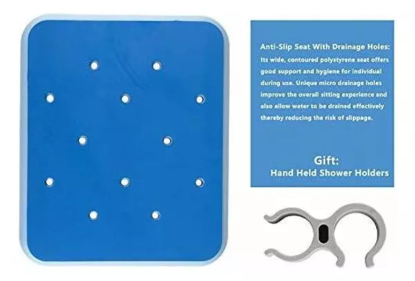 Salud y Equipamiento Médico - Silla De Baño Bancos De Ducha Banco Con Brazos 4