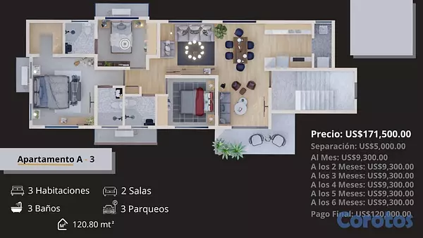 apartamentos - Apartamentos en Venta - Jardines del Dorado - Amplios y Moderno. 5