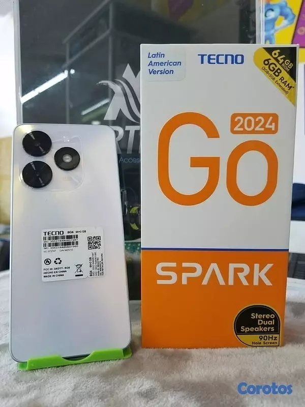 celulares y tabletas - Tecno Spark Go 2024 (Financiamiento Disponible)