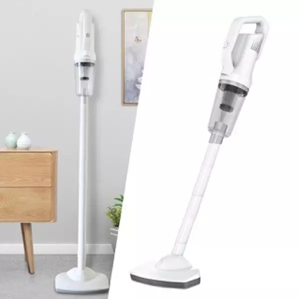electrodomesticos - Aspiradora de mano para limpieza en seco y húmedo, succión potente recargable  2