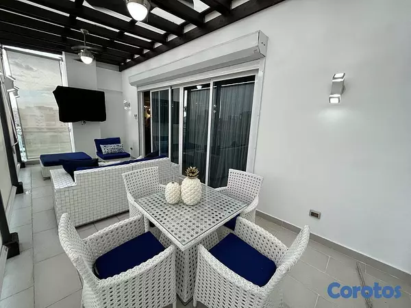 apartamentos - Apt amueblado en Evaristo Morales 3 Hab y terraza 5
