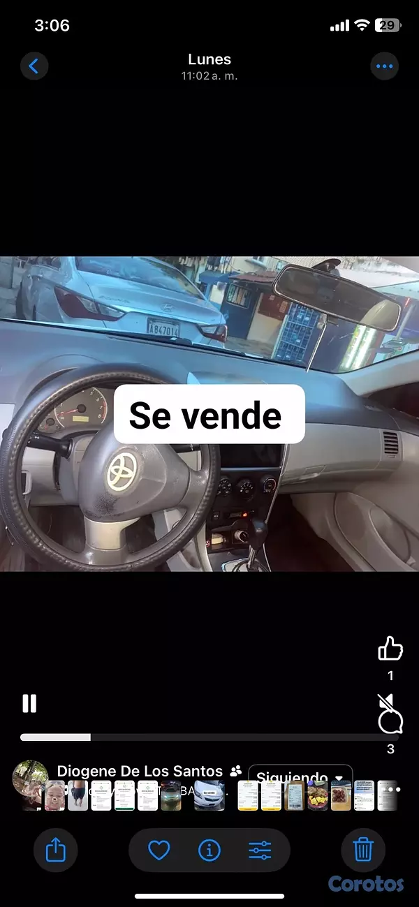 carros - Venta carro Toyota corolla 3