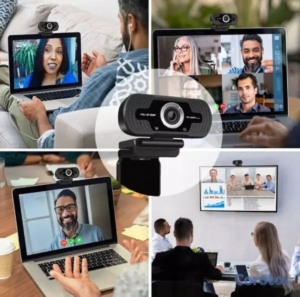camaras y audio - Webcam Full HD 1080P Argom + TRÍPODE Y MICRÓFONO 🎤 7