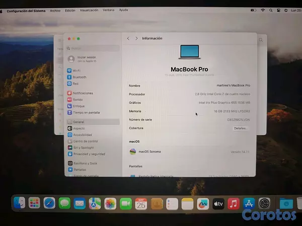 computadoras y laptops - Macbook pro 2019 4