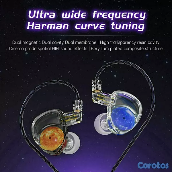 camaras y audio - Auriculares IEM ND Planet Driver Dinámico 12mm 2