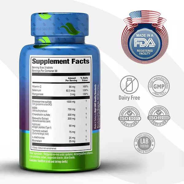 Salud y Equipamiento Médico - Glucosamina 90 Tab Orzax - Unidad 2