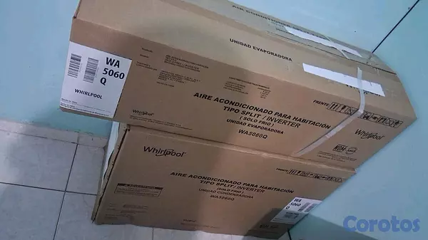 aires acondicionados y abanicos - 🚨🥶¡OPORTUNIDAD!  AIRE ACONDICIONADO WHIRLPOOL INV 11BTU S18 WA5060Q. 2