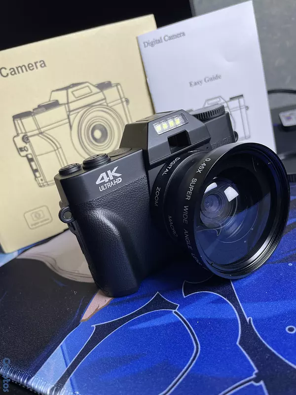 camaras y audio - Cámara digital 4K para fotografía, enfoque automático, 56 MP, zoom digital 16X 2