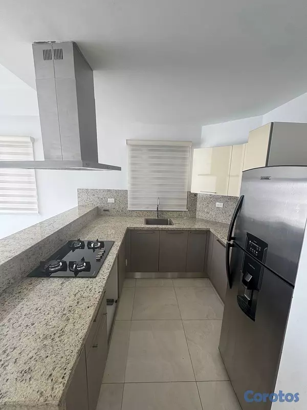 apartamentos - Los cacicazgos piso 8 con 1 habitación 2 baños, sala,comedor, balcón, 78 metros, 3