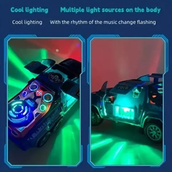juguetes - Carrito con luces, movimientos y musica. Abre puertas y tiene muchas luces led 7