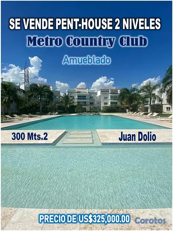 apartamentos - SE VENDE PENTHOUSE de LUJO, AMUEBLADO en Metro Cou 13