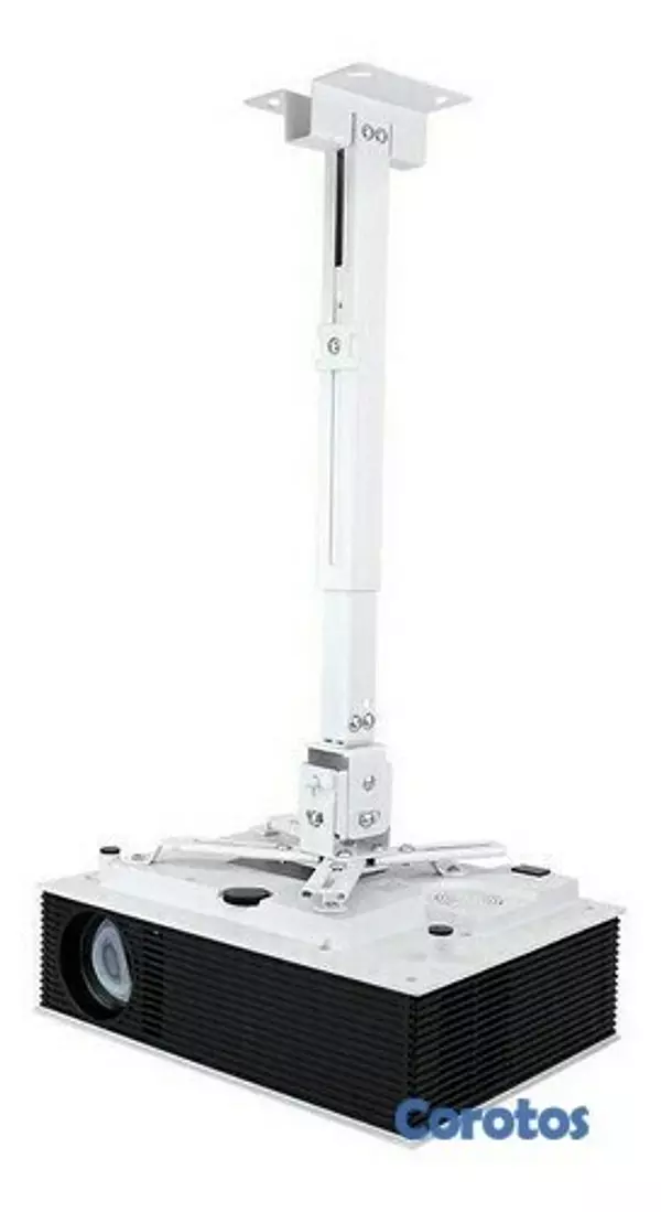 computadoras y laptops - SOPORTE BASE PARA PROYECTOR KLIPX BLANCA DE TECHO  4