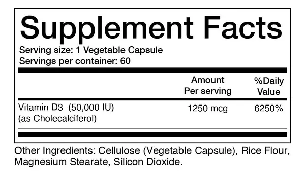 Salud y Equipamiento Médico - Vitamina D3 50000iu Balancebree 2