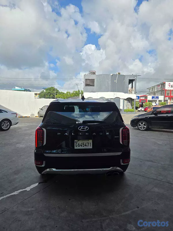 jeepetas y camionetas - HYUNDAI PALISADE 2019 NEGRO GASOLINA 3