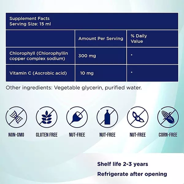 Salud y Equipamiento Médico - Clorofila Liquido 300 Mg 2