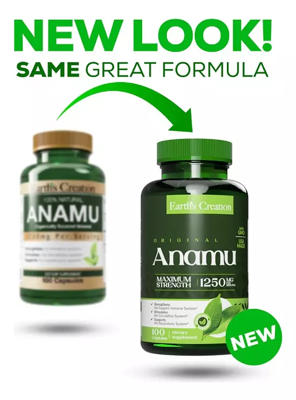 Salud y Equipamiento Médico - Anamu Earths Creation 1250 Mg - Un - Unidad A $2109 3