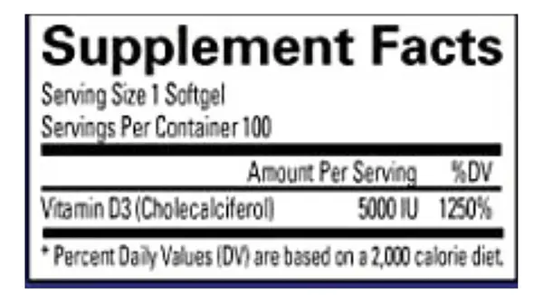Salud y Equipamiento Médico - Vitamina D3 5000iu Brainmd - Unida - Unidad A $2932 2