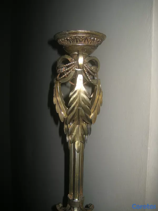 decoración y accesorios - PORTA VELONES DE BRONCE ESTILO ANTIQUE 5