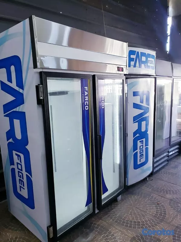 equipos profesionales - Refrigeradores Farco exhibidores 1, 2 y 3 puertas renovados 8