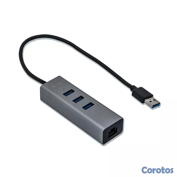 accesorios para electronica - Adaptador 4 en 1 HUB USB y tarjeta de red US21 3